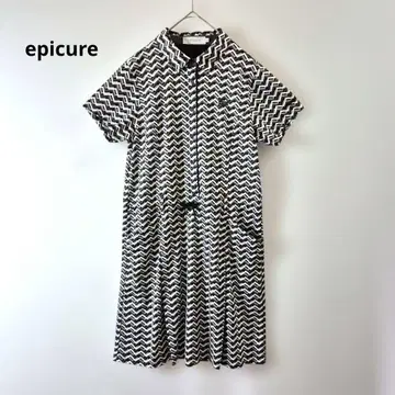 epicure 기하학 패턴 골프 원피스 SIZE L