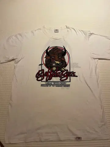 [레어] 90s 크레이지 셔츠 버팔로 비어 USA 제조