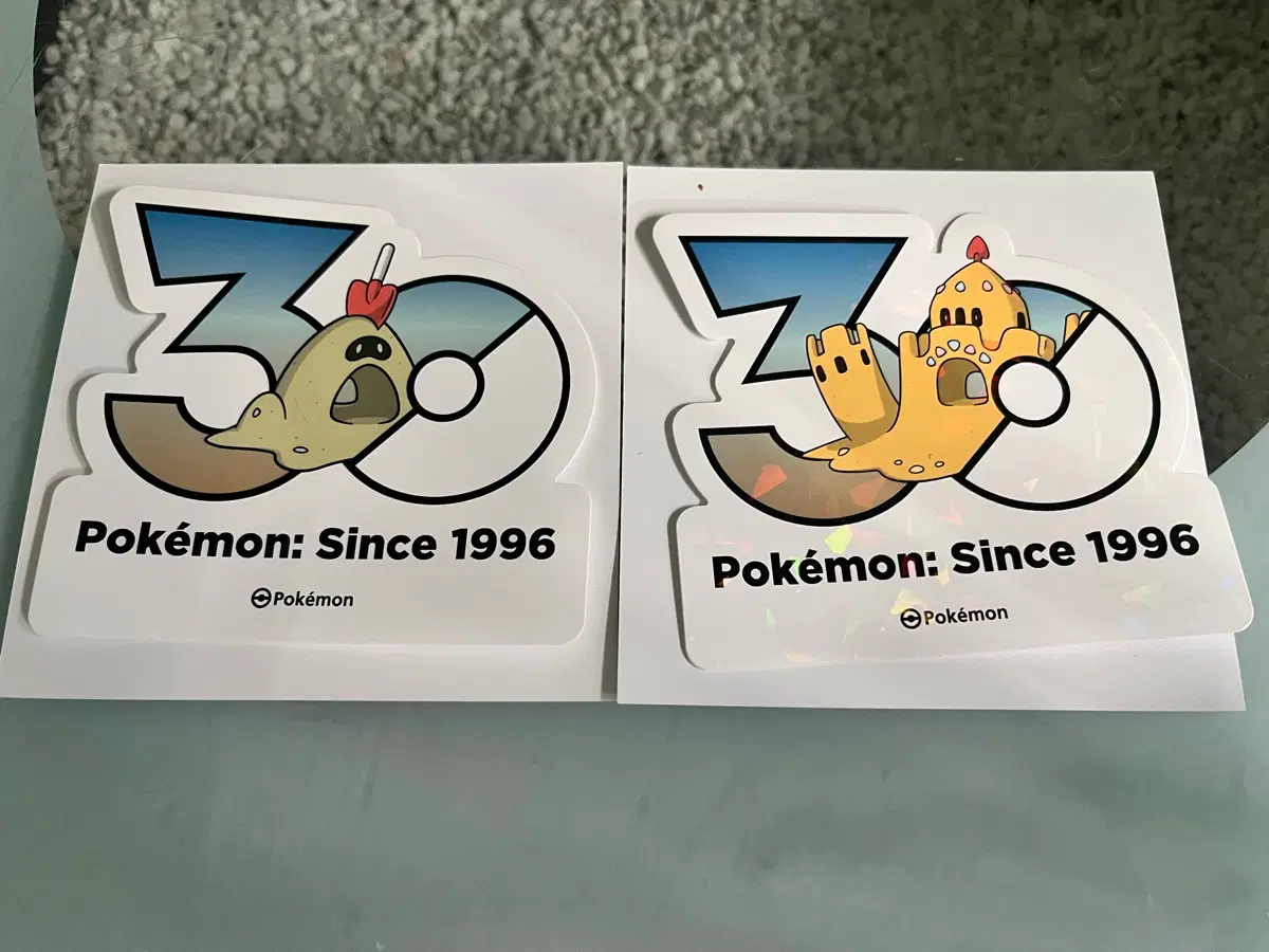포켓몬 30주년 스티커 모래꿍+모래성이당