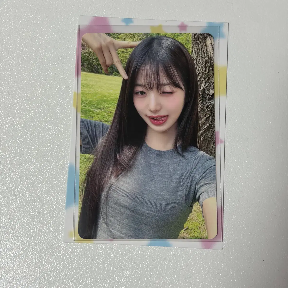 아이브 디아이콘 원영 포카
