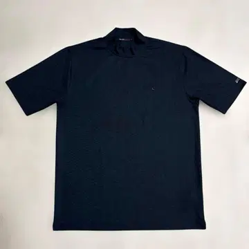 나이키 골프 타이거 우즈 컬렉션 반팔 모크넥 셔츠