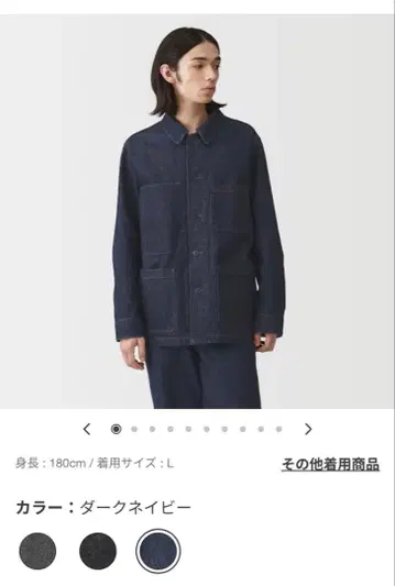 무인양품 데님 자켓