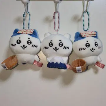 치이카와 봉제 인형 키링 3종 세트
