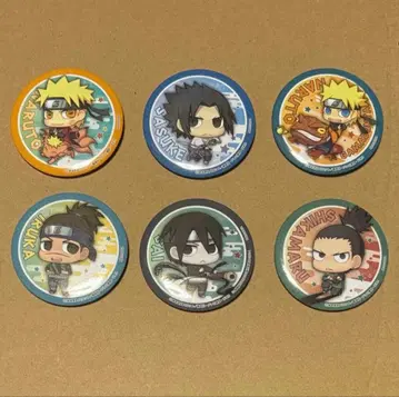 NARUTO 돌풍전 캔뱃지 컬렉션 나루토 사스케 이타치 시카마루 사이