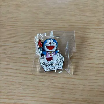 [ 초레어 ] 도라에몽 핀 배지 바르셀로나 올림픽 레트로 빈티지