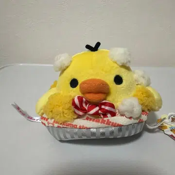 리락쿠마 스토어 한정판 키이로이토리 봉제 인형