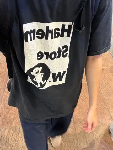 90s JPN제 Harlem Store Y2K 빈티지 로고 프린트
