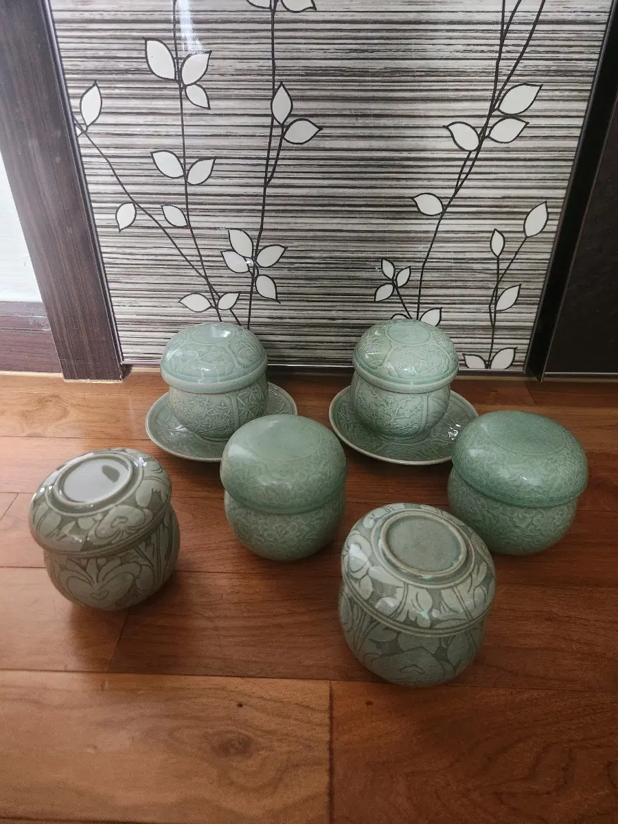 전통 다기잔