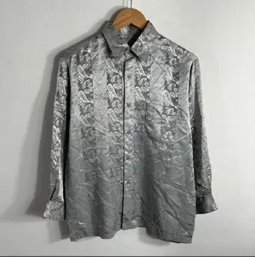 00's vintage 긴팔 셔츠 올 패턴 페이즐리 y2k 모드