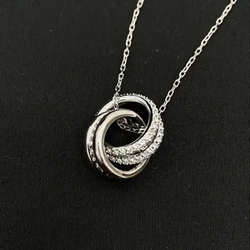 SWAROVSKI 스와로브스키 인터로킹 서클 목걸이
