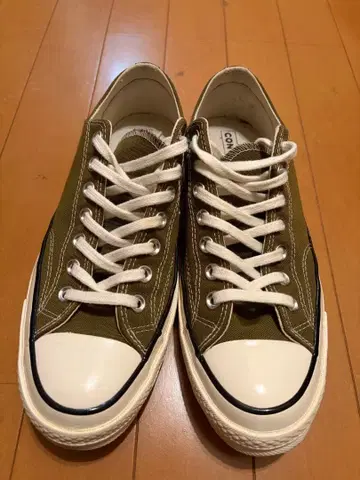 최종 가격 인하 Converse Chuck 70 Low 올리브 27cm
