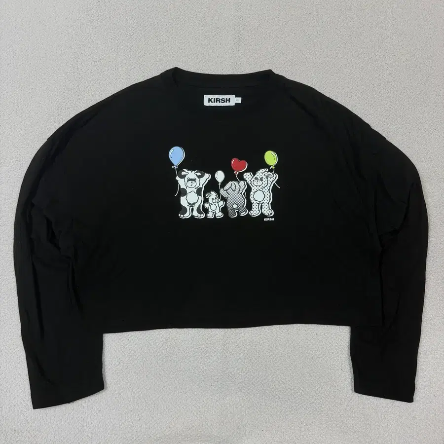 키르시 크롭 긴팔티