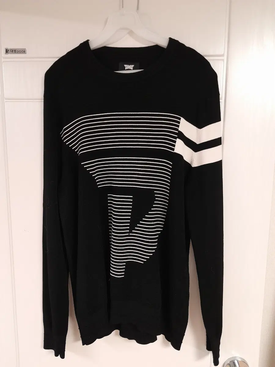 정품)pxg 블랙 니트 xl