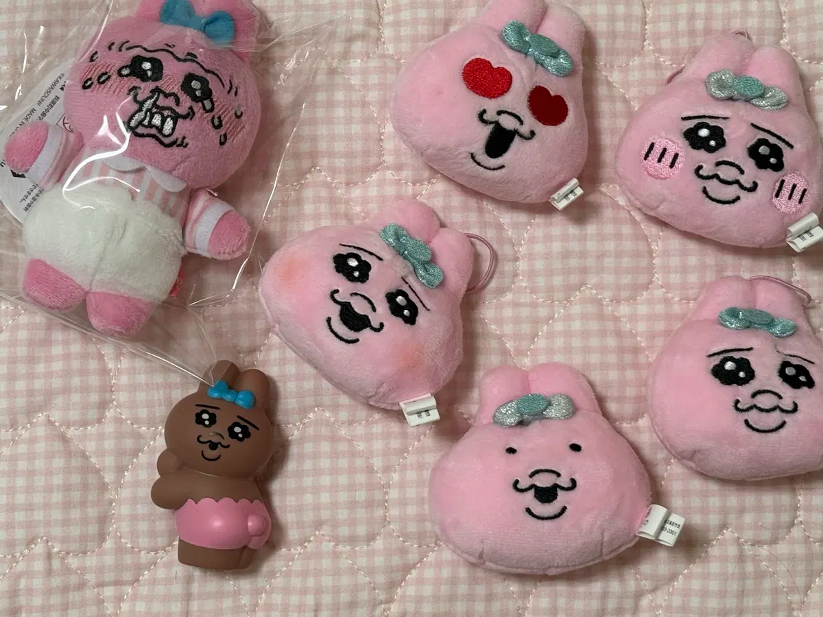(일괄) 빤쮸토끼 피규어 인형 키링 미개봉 세트 판매 양도