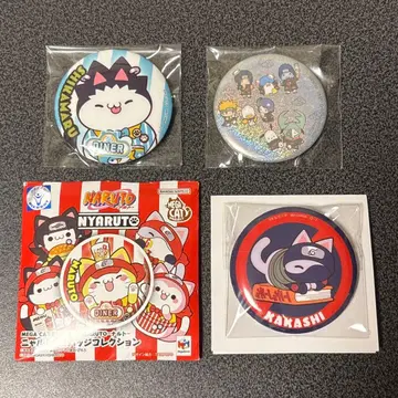 NARUTO 캔뱃지 컬렉션 냥토 카카시 시카마루 아카츠키