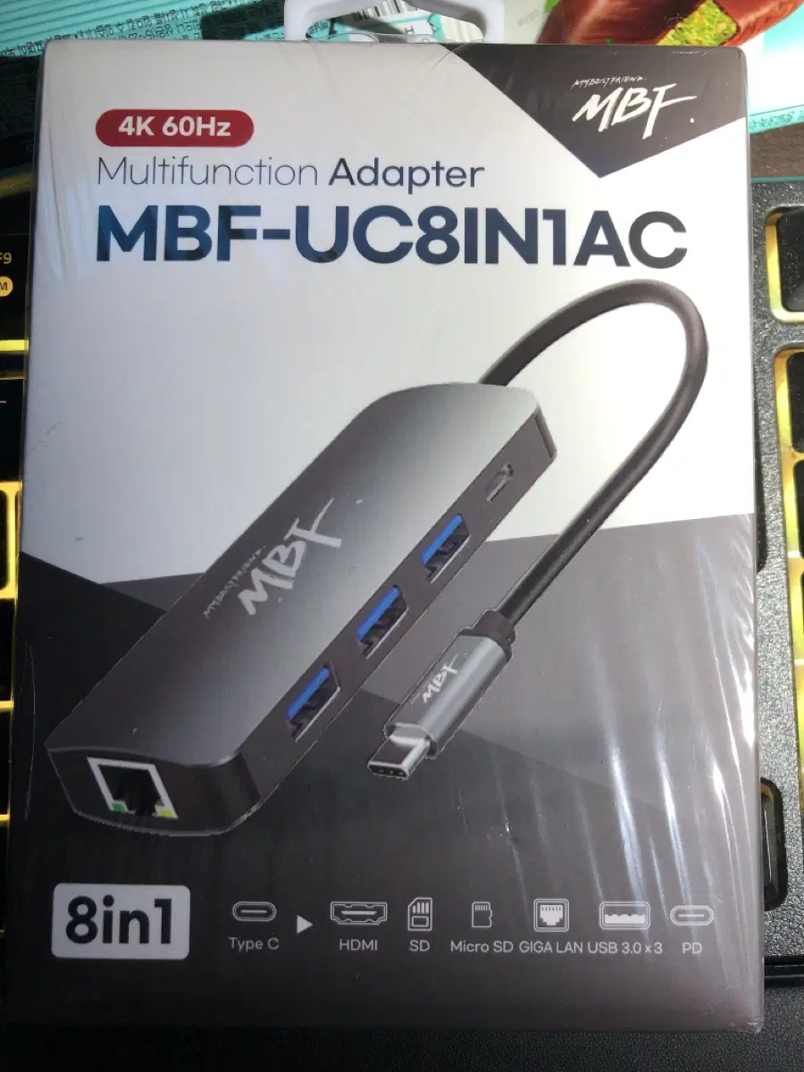 새제품)MBF-UC8IN1AC 멀티허브 4K 60Hz