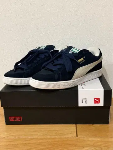 BEAMS x PUMA SUEDE MIJ 네이비 26cm