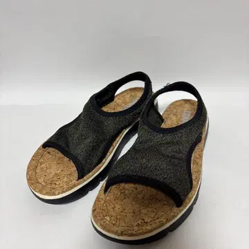 CAMPER 캠퍼 샌들 39 25cm 카키 코르크 풋베드
