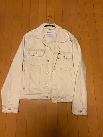 Calvin Klein Jeans 셋업 데님 자켓 화이트 S
