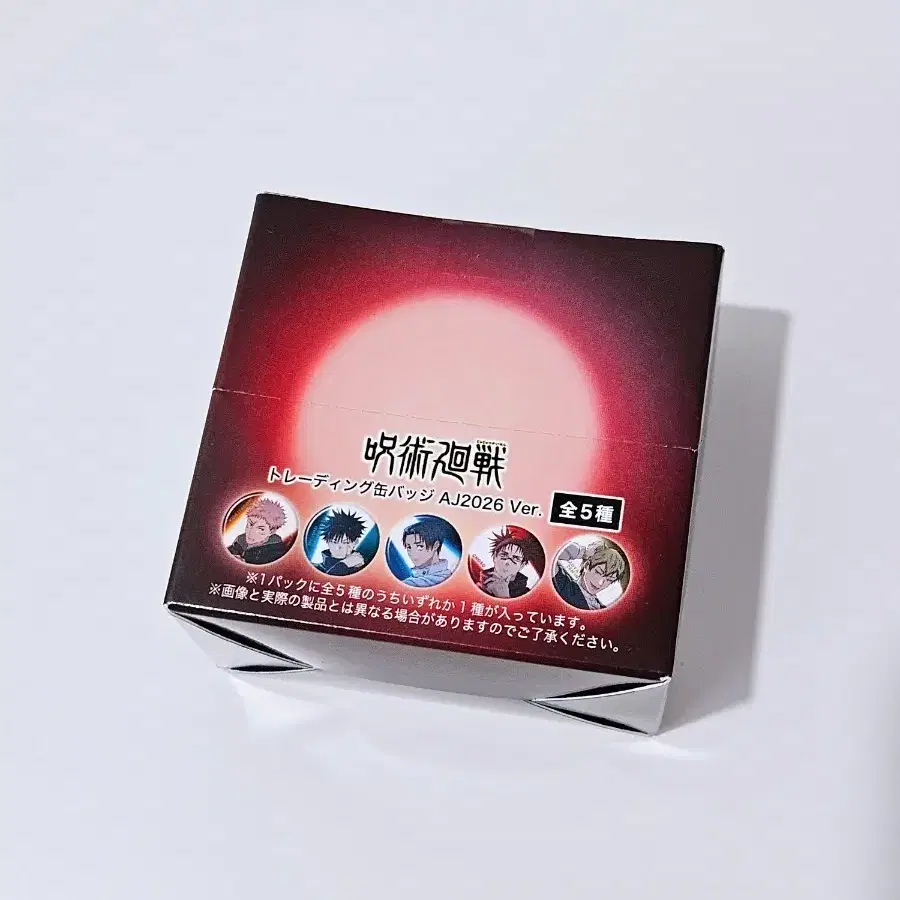 주술회전 캔뱃지 세트 박스 사멸회유