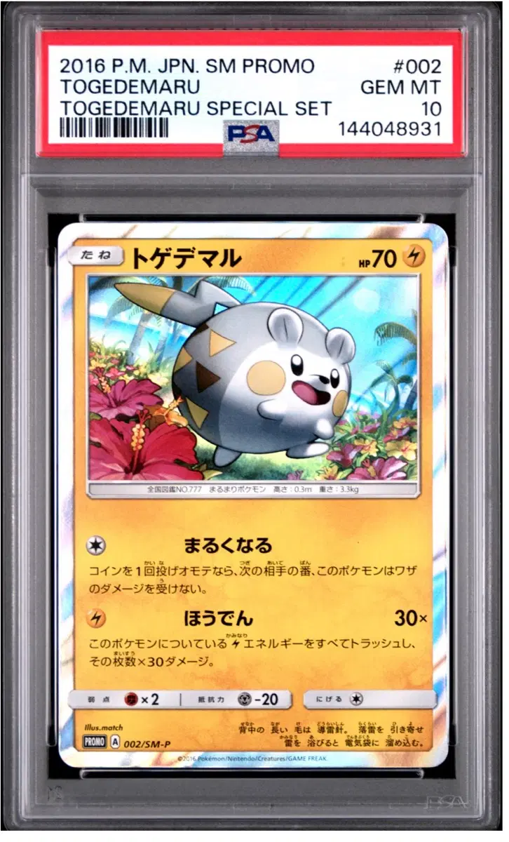 [PSA10] 포켓몬카드 토게데마루 프로모 일판 pops24