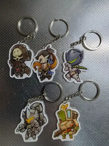 Overwatch 키링 5개 세트