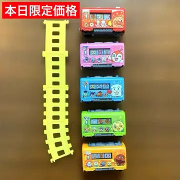 호빵맨 캐릭터레일 4 기차 5량 세트