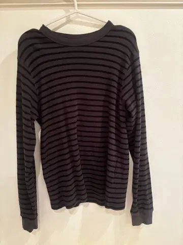 ZARA 보더 롱 T