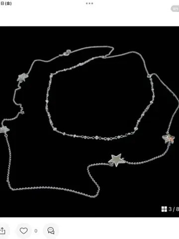 대폭 가격 인하! SWAROVSKI 롱 목걸이 2way 스타 모티브