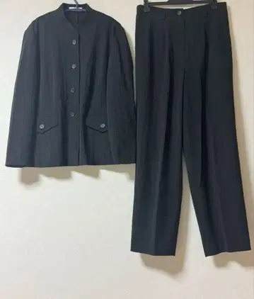 바지 정장 셋업 스트라이프 여성용
