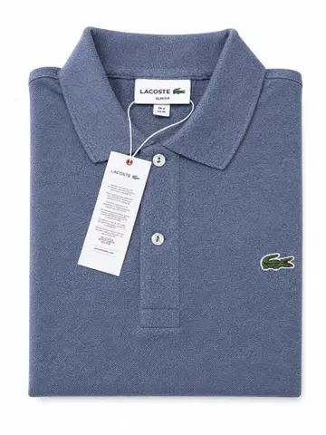 LACOSTE 라코스테 피케 셔츠 SLIM FIT 블루 FR4