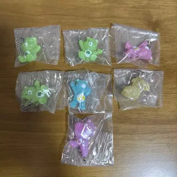 케어베어 가챠 꼬옥 쥐고 이어폰줄 걸이