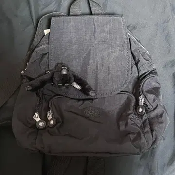 Kipling 백팩 블랙 몽키 참 포함