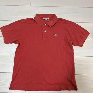 LACOSTE 피케 셔츠 CLASSIC FIT 레드 FR4