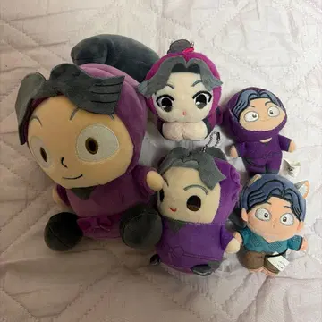닌타마 란타로 봉제 인형 아야베 키하치로 5점 세트