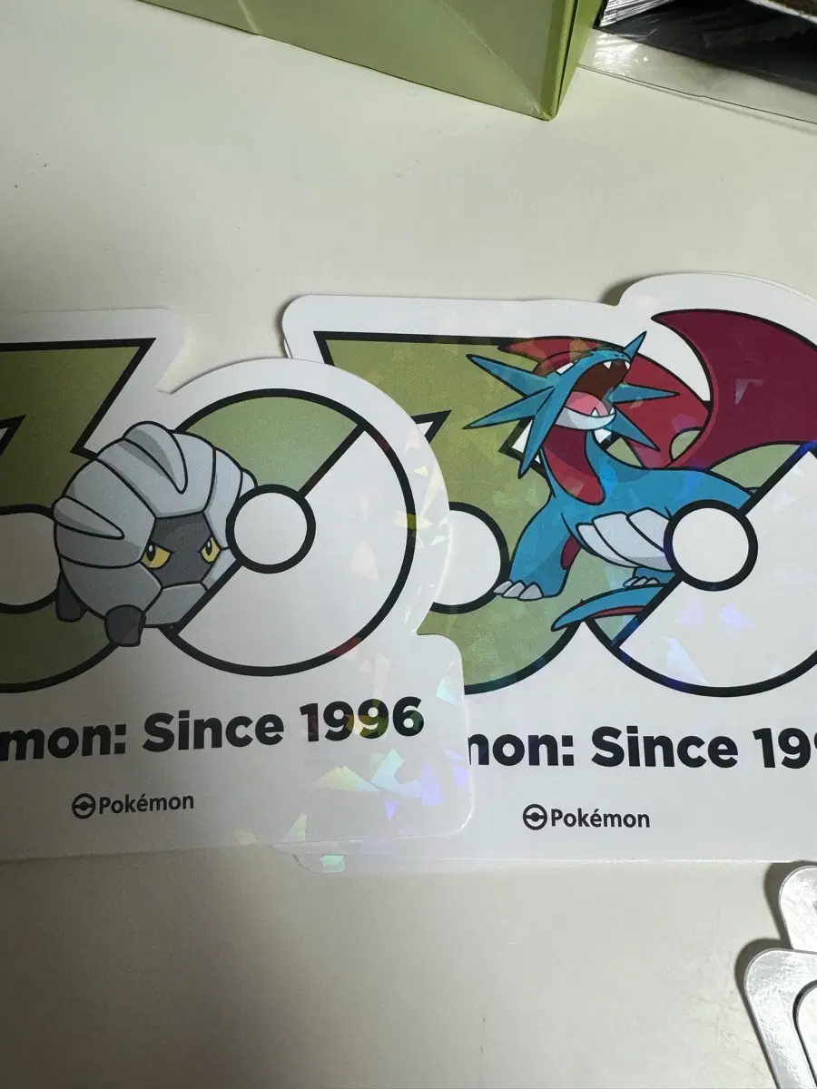 포켓몬 30주년 로고 스티커 쉘곤 보만다 세트