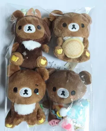 갈색 곰 손바닥 봉제 인형 마스코트 10th 10주년 파티