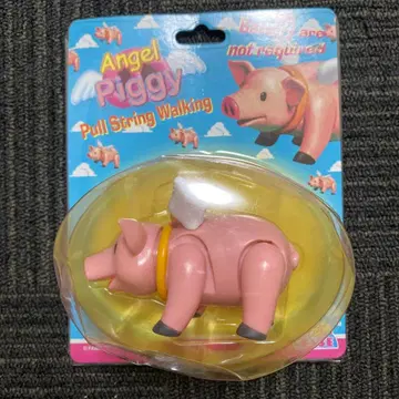 Angel Piggy Pull String Walking 돼지