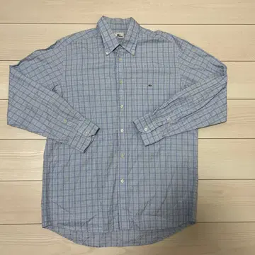 LACOSTE 긴팔 체크 셔츠 사이즈 43