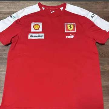 페라리 Puma Ferrari F1 AMD 레이싱 티셔츠