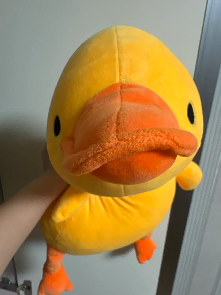 귀여운 오리 인형 노랑