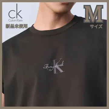 [ 새상품 ] Calvin Klein 정국 T셔츠 블랙 M 캘빈클라인