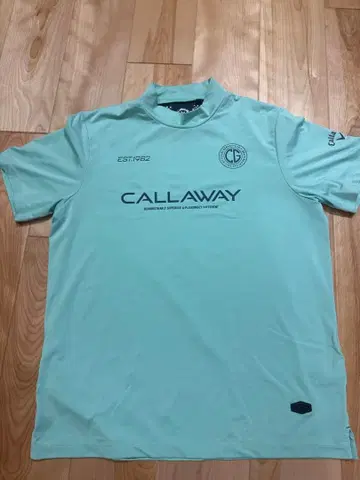 Callaway 모크넥 셔츠 라이트 그린 L