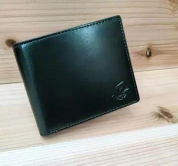 새상품 젊은 미사용 남성용 POLO 접이식 지갑 그린 단지갑 박스 포함