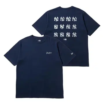 New Era 뉴욕 양키스 T셔츠 네이비 XL