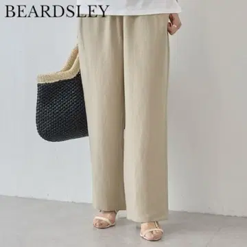 비어즐리 테크 레이온 린넨 팬츠 베이지 드로스트 봄/여름 팬츠