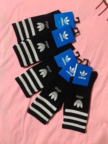 adidas 트레포일 삭스 5족 세트 남녀 공용 23-26cm