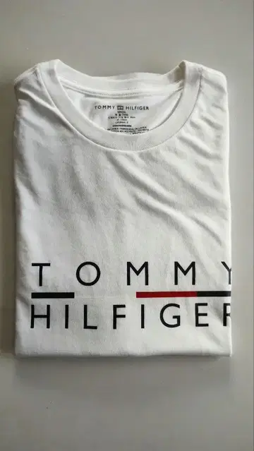TOMMY HILFIGER 로고T셔츠 화이트 S사이즈