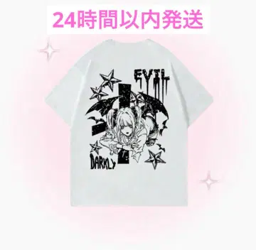 초레어 데스노트 미사미사 의류 T셔츠 반팔 지뢰 양산형