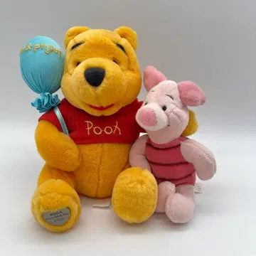 디즈니 스토어 푸우 & 피글렛 프렌드십 데이 봉제 인형